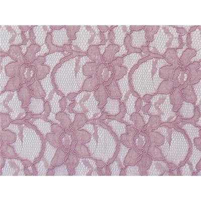 Tissu Dentelle Viscose / Polyester Bois de Rose