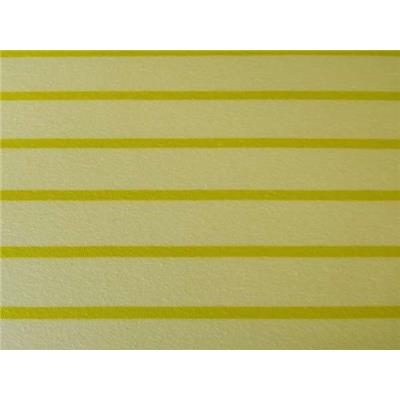 Tissu Jersey Coton Rayure Jaune / Jaune Fluo