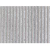 Tissu Jersey Gris Effet Cotelé Rayure Velours