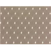 Tissu Plumetis Filet Rose Bisque