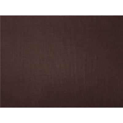 Tissu Popeline Uni Marron