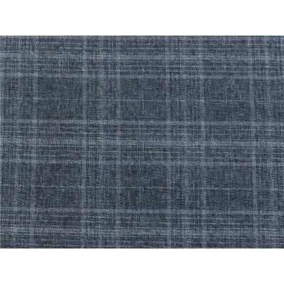 Tissu Prince de Galles Noir / Bleu