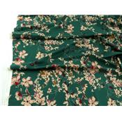 Tissu Twill de Viscose Fleuri