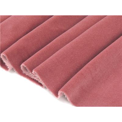 Tissu Velours de Coton Lise Vieux Rose