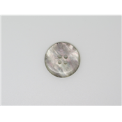 Bouton Rond Effet Marbré Gris 22 mm