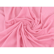 Tissu Coton Lavé Rose Bubblegum