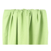 Tissu Vichy Coton Stretch Vert Prairie