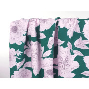 Tissu Popeline Viscose Ecovero Sweet Blossom