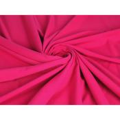 Tissu Sergé Viscose Fuchsia
