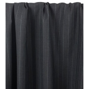 Tissu Tailleur Mélange Laine Rayures TENNIS Anthracite / Céladon