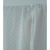 Tissu Broderie Anglaise & Dots Blanc
