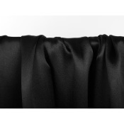Tissu Crepe Satin 100 % Viscose Noir