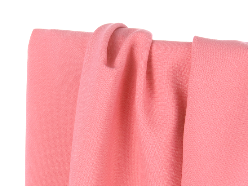 Tissu Double Tissage Stretch Rose Bubblegum