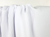 Tissu Maille Cote 3x3 Blanc