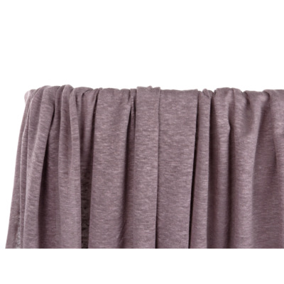 Tissu Maille Jersey 100 % Lin Taupe