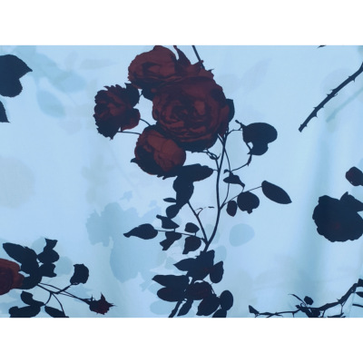 Tissu Popeline Satiné DVN Rose