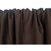 Coupon Sergé 100 % Lyocell Chocolat 70 cm x 150 cm