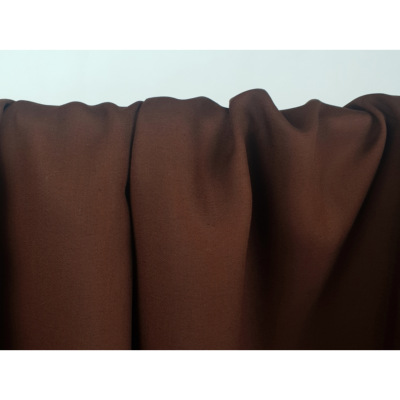 Tissu Sergé Lyocell / Viscose TYA Chocolat