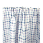 Tissu Toile 100 % Coton Carreaux Bleu / Violet