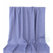 Tissu Toile 100 % Lin Bleu