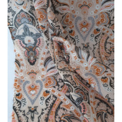 Tissu Voile Mélange Acétate / Cupro Boho Cachemire