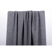 Tissu Tweed Noir & Blanc