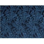 Tissu Satin Jacquard Motifs Fleurs