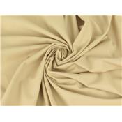 Tissu Gabardine Stretch Beige