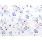 Tissu Jersey Viscose / Elasthanne Imprimé Fleurs Graphiques