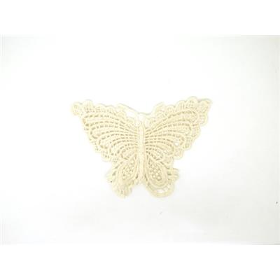 Macramé Ecru Petit Papillon