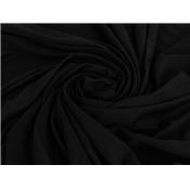 Tissu Maille Jersey Lyocell / Coton BIO Noir