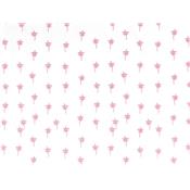 Tissu Sergé Léger Imprimé Palmier Rose Fluo