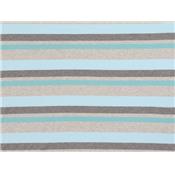 Tissu Jersey Coton / Elasthanne Rayure
