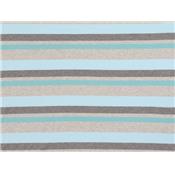 Tissu Jersey Coton / Elasthanne Rayure