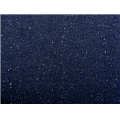Tissu Molleton Bleu Marine / Lurex Doré