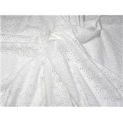 Tissu Broderie Anglaise Paquerette