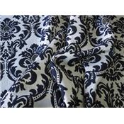 Tissu Jacquard Motif Damassé / Lurex