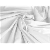 Coupon Maille Jersey Coton Super Stretch Blanc 50 cm x 155 cm