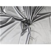 Tissu Maille Imprimé Foil Argent