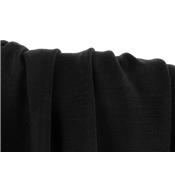 Tissu Maille Jersey Tencel / Elasthanne Noir