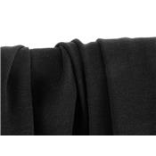Tissu Maille Jersey Léger Coton BIO GOTS Noir