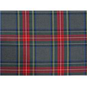 Tissu TARTAN Gris / Rouge