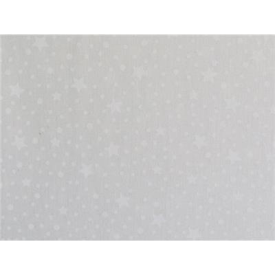 Tissu Voile de Coton Imprimé Etoile et Pois Irrégulière