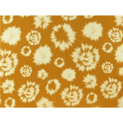 Tissu Voile de Viscose Tie & Dye Ocre