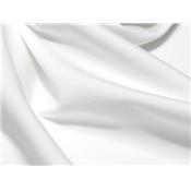 Tissu Maille Molleton Léger Blanc