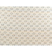 Tissu Tweed Jacquard Aztèque Bleu Ambre