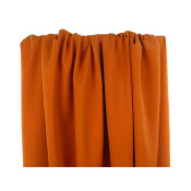 Tissu Double Tissage Stretch Orange