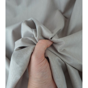 Tissu Sergé 100 % Coton Chevron Noisette / Ecru