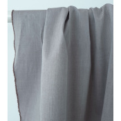 Tissu Chambray 100 % Coton Choco