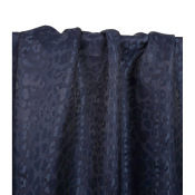 Tissu Doublure Sergé Poly / Viscose Jacquard LEO Marine